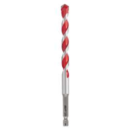 Milwaukee SHOCKWAVE 48-20-9021 Drill Bit, 3/8 in Dia, 6 in OAL, Wide Flute, 1/4 in Dia Shank, Hex Shank