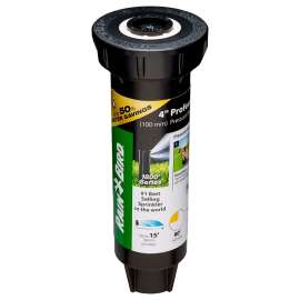Rain Bird 1800 1804QDSP25 Pressure Regulated Pop-Up Sprinkler, 1/2 in Connection, FNPT, 4 in H Pop-Up, 8 to 15 ft