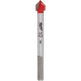 Milwaukee 48-20-8985 Drill Bit, 1/2 in Dia, 3-3/4 in OAL, 1/4 in Dia Shank, Round Shank