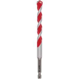 Milwaukee SHOCKWAVE 48-20-9025 Drill Bit, 7/16 in Dia, 6 in OAL, Wide Flute, 1/4 in Dia Shank, Hex Shank