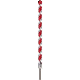 Milwaukee 48-20-9041 Drill Bit, 5/8 in Dia, 12 in OAL, Wide Flute, 3/8 in Dia Shank, 3-Flat Shank