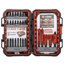 Crescent APEX u-GUARD CAUGSET-30 Fastening Set, 30-Piece, Steel, Black Oxide