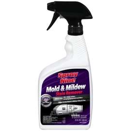 Spray Nine 15045 Mold and Mildew Stain Remover, 32 fl-oz Trigger Spray Bottle, Liquid, Citrus, Clear