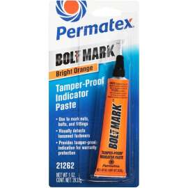 Permatex 21262 Indicator Paste, 1 oz Tube, Orange