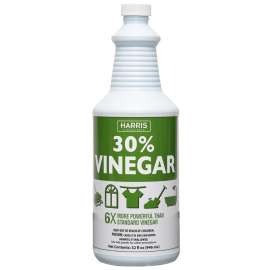 HARRIS VINE30-32 Cleaning Vinegar, 32 oz, Liquid, Vinegar/Pungent, Clear