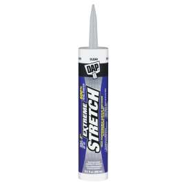 DAP EXTREME STRETCH 7079818716 Acrylic Urethane Premium Elastomeric Sealant, Clear, 40 to 100 deg F, 10.1 fl-oz