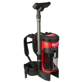 Milwaukee M18 FUEL 0885-20 Backpack Vacuum, 1 gal Vacuum, HEPA Filter, 18 V, Red Housing