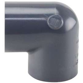 GENOVA 300 Series 337058 Pipe Elbow, 1/2 in FIP, 90 deg, Gray