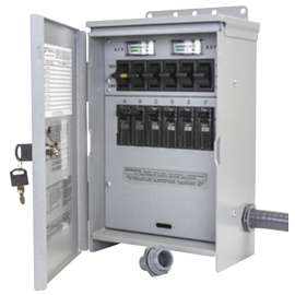 RELIANCE CONTROLS Pro/Tran 2 R306A Transfer Switch, 1 -Phase, 30/60 A, 125/250 V, 6, 3 -Circuit, 6 -Breaker