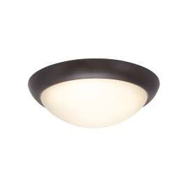 Boston Harbor LED Flush Mount Ceiling Fixture, 0.13 A, 120 V, 15 W, 1-Lamp, LED Lamp, 1100 Lumens