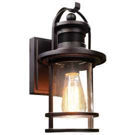 Heath Zenith HZconnect Series HW-9003-BK Wired Decorative Motion Light, 120 V, 100 W, 1-Lamp, LED Lamp