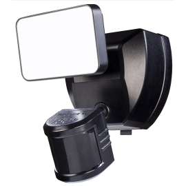 Heath Zenith HZconnect Series HW-9304-BK Security Motion Light, 1-Lamp, LED Lamp, 650 Lumens Lumens, Black Fixture
