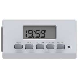 TIMER INDOOR 24HR 1OUT DIGITAL