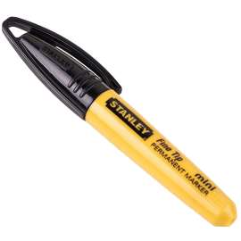 STANLEY 47-324B Fine Tip Marker, Black