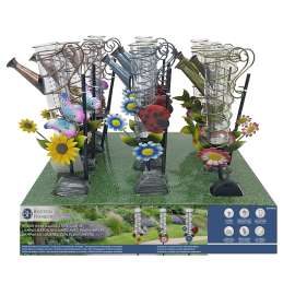 Boston Harbor Rain Gauge, Ni-Mh Battery, 1-Lamp, LED Lamp, Metal Glass Plastic Fixture, Battery Included: Yes