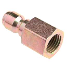 Forney 75135 Plug, 1/4 in Connection, Quick Connect Plug x FNPT, Steel