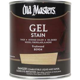 Old Masters 80904 Gel Stain, Fruitwood, Liquid, 1 qt, Can