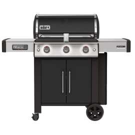 Weber Genesis II EX-315 61015601 Gas Grill, Liquid Propane, 513 sq-in Primary Cooking Surface, Black