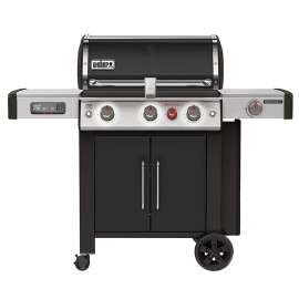 Weber Genesis II EX-335 Gas Grill, Liquid Propane, 3-Burner, Black