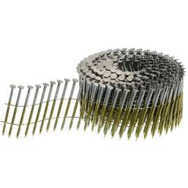 SENCO EL21AGBH Nail, 2 in L, 304 Stainless Steel, Sencote, Full Round Head, Ring Shank
