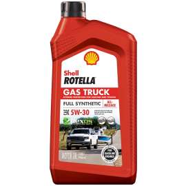 Shell Rotella Gas Truck 550050318 Synthetic Motor Oil, 5W-30, 1 qt Bottle