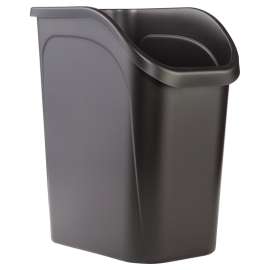Rubbermaid 2111429 Under Counter Waste Basket, 9 gal Capacity, Black