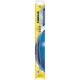 Rain-X Latitude 99816 Wiper Blade, 16 in, Contoured Blade, Synthetic Rubber