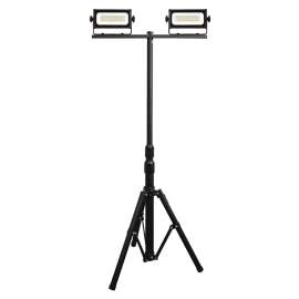 PowerZone O-YWL-6000DT Work Light, 60 Hz, 2-Lamp, LED Lamp, 6000 Lumens, 4000 K Color Temp, Black