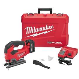 Milwaukee 2737-21 Jig Saw Kit, Battery Included, 18 V, 5 Ah, 0.38 in Metal, 5.5 in Wood Cutting Capacity
