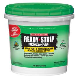 Back to Nature 65832 Paint/Varnish Remover, Gel, Liquid, Mild, Green, 1 qt
