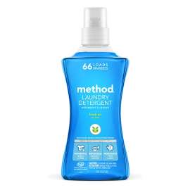 method 1127 Laundry Detergent, 20 oz Bottle, Liquid, Pleasant