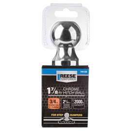 REESE Towpower 74013 Hitch Ball, 2000 lb Gross Towing, Steel