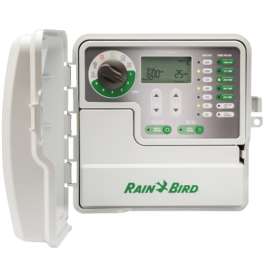 Rain Bird SST-600OUT Irrigation Timer, 25.5/120 VAC, 6 -Zone, 1 -Program, Digital Display, Wall Mounting