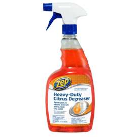 Zep ZUCIT32CA Heavy-Duty Citrus Degreaser, 1 qt Bottle, Liquid, Characteristic