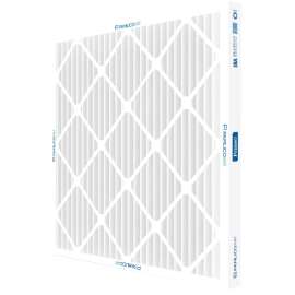 TRIDIM TRI-PLEAT ES40 2301825108-12 Air Filter, 25 in L, 18 in W, 8 MERV, Synthetic Fiber Filter Media