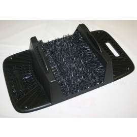 GrassWorx Clean Machine 10371867 Shoe and Boot Scraper, Polyethylene Bristle, Cinder