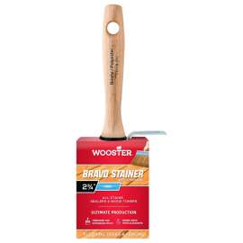 WOOSTER F5119-2 3/4 Stain Brush, 2-3/4 in W, China Bristle
