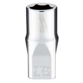 Milwaukee 45-34-9004 Socket, 9/32 in Socket, 1/4 in Drive, 6-Point, Chrome Vanadium Steel, Chrome