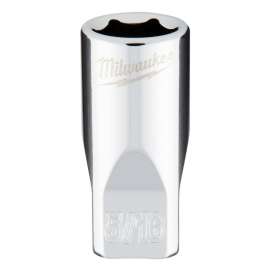 Milwaukee 45-34-9005 Socket, 5/16 in Socket, 1/4 in Drive, 6-Point, Chrome Vanadium Steel, Chrome