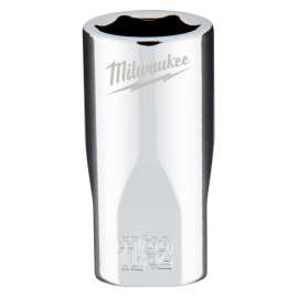 Milwaukee 45-34-9006 Socket, 11/32 in Socket, 1/4 in Drive, 6-Point, Chrome Vanadium Steel, Chrome