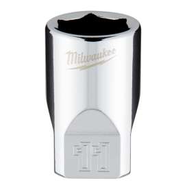 Milwaukee 45-34-9037 Socket, 11 mm Socket, 1/4 in Drive, 6-Point, Chrome Vanadium Steel, Chrome