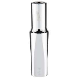 Milwaukee 45-34-9093 Socket, 9 mm Socket, 3/8 in Drive, 6-Point, Chrome Vanadium Steel, Chrome