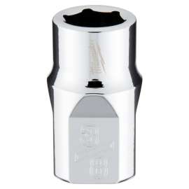 Milwaukee 45-34-9062 Socket, 3/8 in Socket, 3/8 in Drive, 6-Point, Chrome Vanadium Steel, Chrome