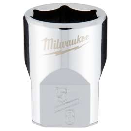 Milwaukee 45-34-9066 Socket, 5/8 in Socket, 3/8 in Drive, 6-Point, Chrome Vanadium Steel, Chrome