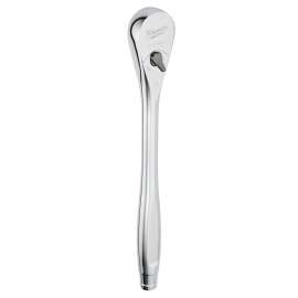 Milwaukee 48-22-9012 Drive Ratchet, 1/2 in Drive, 1-1/2 in OAL, Chrome