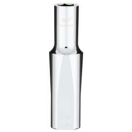 Milwaukee 45-34-9134 Socket, 10 mm Socket, 1/2 in Drive, 6-Point, Chrome Vanadium Steel, Chrome