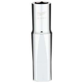 Milwaukee 45-34-9137 Socket, 13 mm Socket, 1/2 in Drive, 6-Point, Chrome Vanadium Steel, Chrome