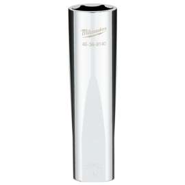 Milwaukee 45-34-9140 Socket, 16 mm Socket, 1/2 in Drive, 6-Point, Chrome Vanadium Steel, Chrome