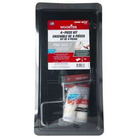 WOOSTER RR393-4.5 Cover and Tray Kit, Plastic