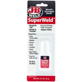 J-B WELD 33106 Super Glue, Liquid, Clear, 6 g Bottle